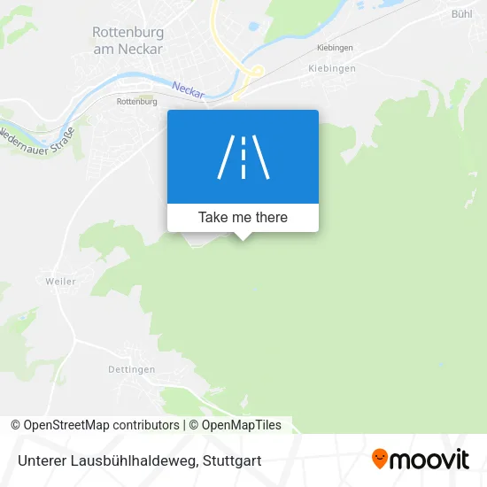 Карта Unterer Lausbühlhaldeweg