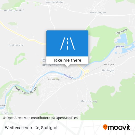 Карта Weittenauerstraße