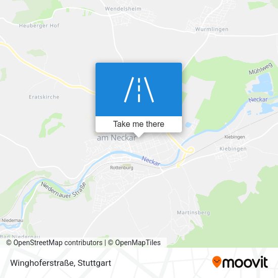 Winghoferstraße map