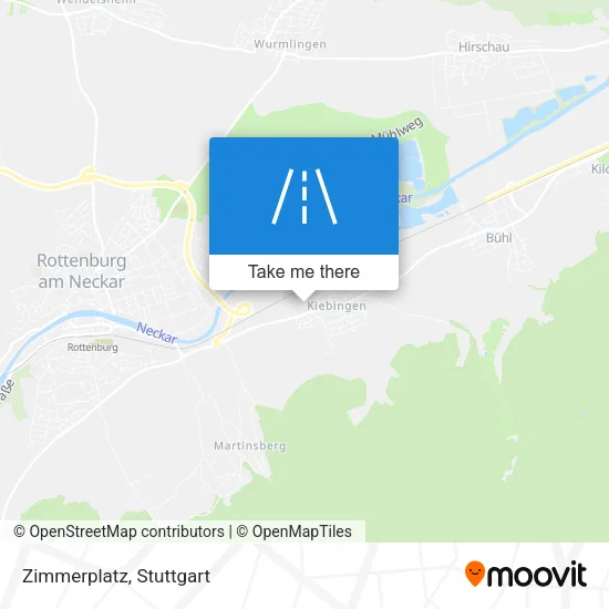 Карта Zimmerplatz
