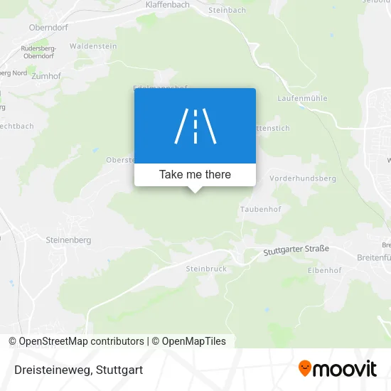 Карта Dreisteineweg