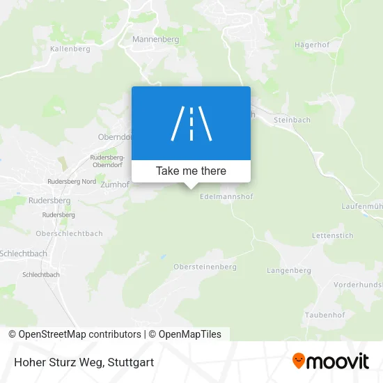 Карта Hoher Sturz Weg