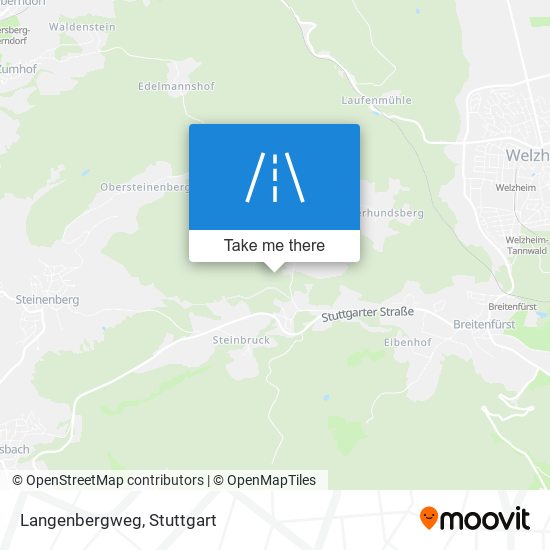 Langenbergweg map