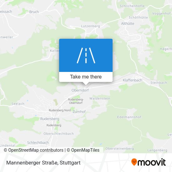 Mannenberger Straße map