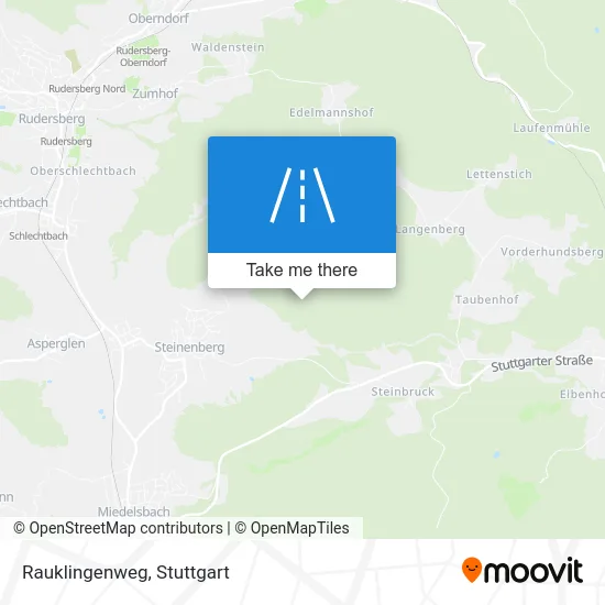 Rauklingenweg map