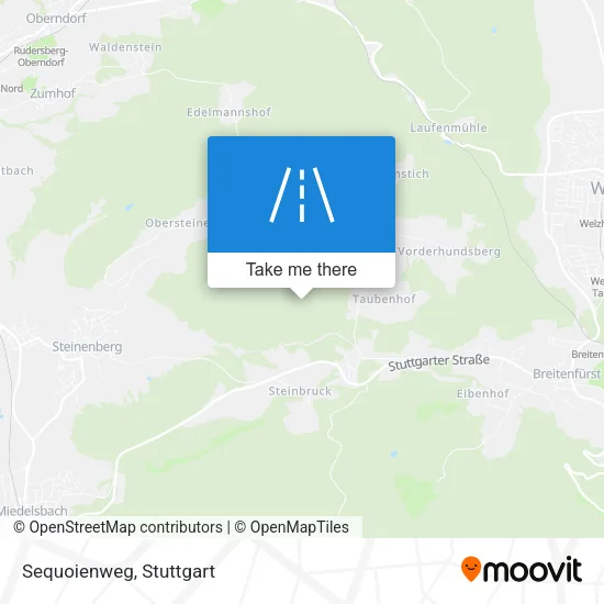 Карта Sequoienweg