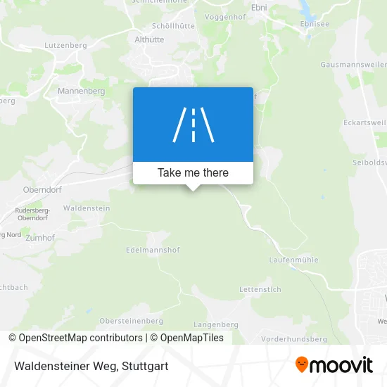 Карта Waldensteiner Weg