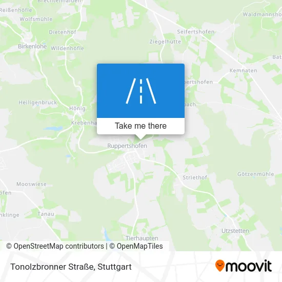 Карта Tonolzbronner Straße