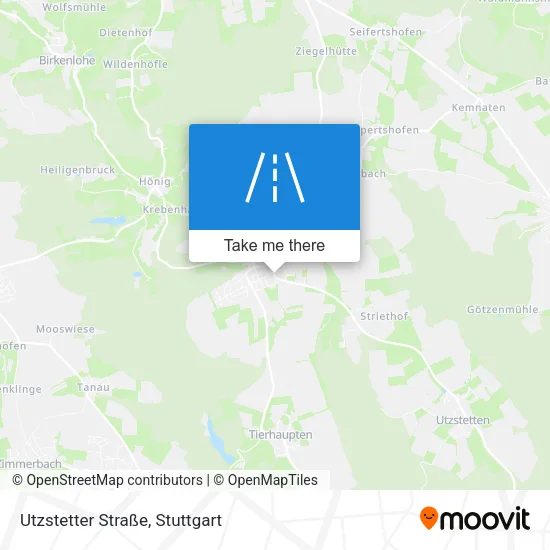 Карта Utzstetter Straße