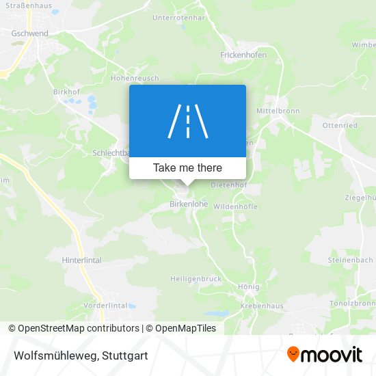 Wolfsmühleweg map