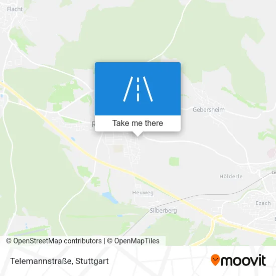 Карта Telemannstraße
