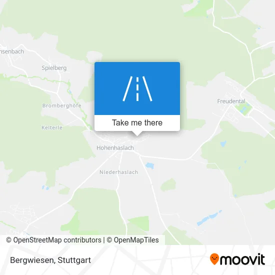 Карта Bergwiesen