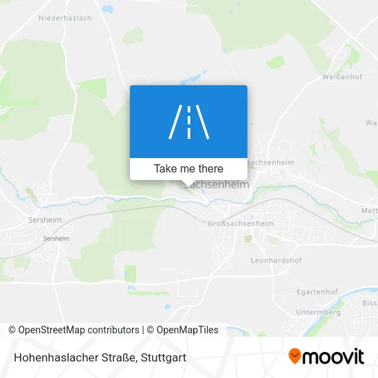 Карта Hohenhaslacher Straße