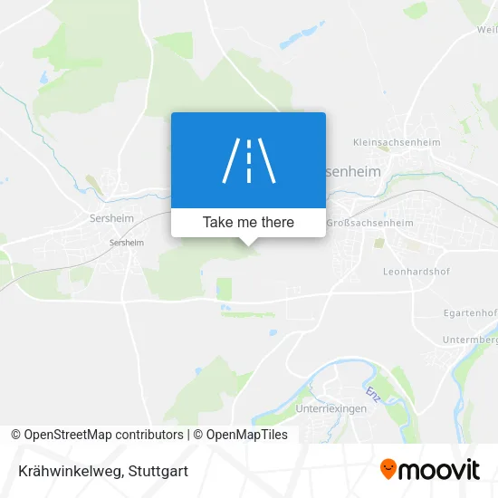 Карта Krähwinkelweg