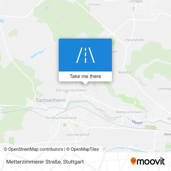 Карта Metterzimmerer Straße