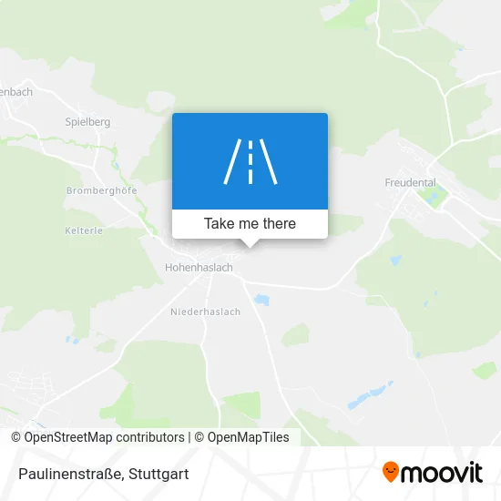 Карта Paulinenstraße