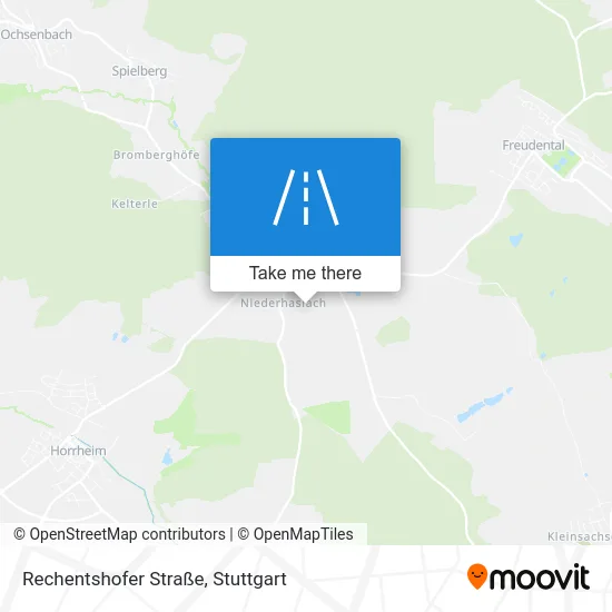 Карта Rechentshofer Straße