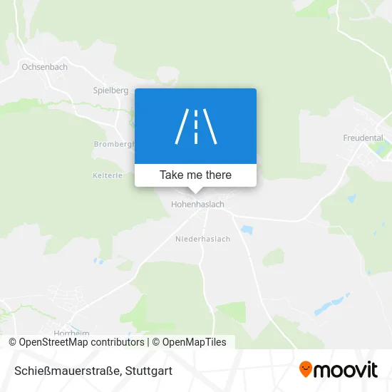 Карта Schießmauerstraße