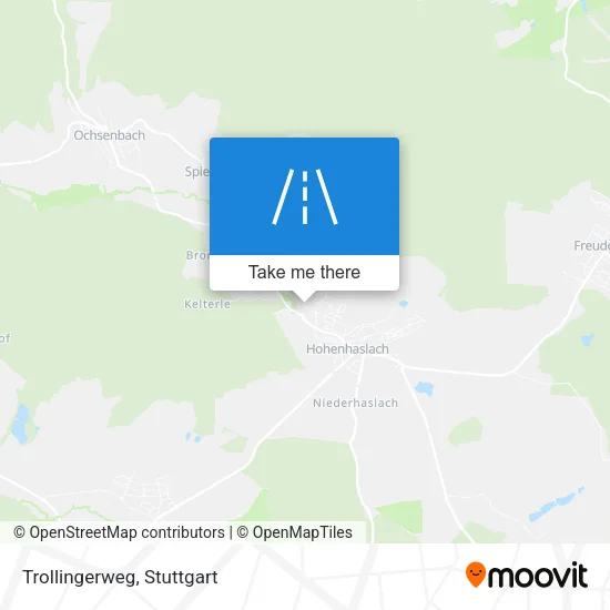 Карта Trollingerweg