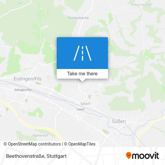 Beethovenstraße map