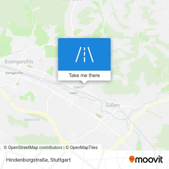 Карта Hindenburgstraße