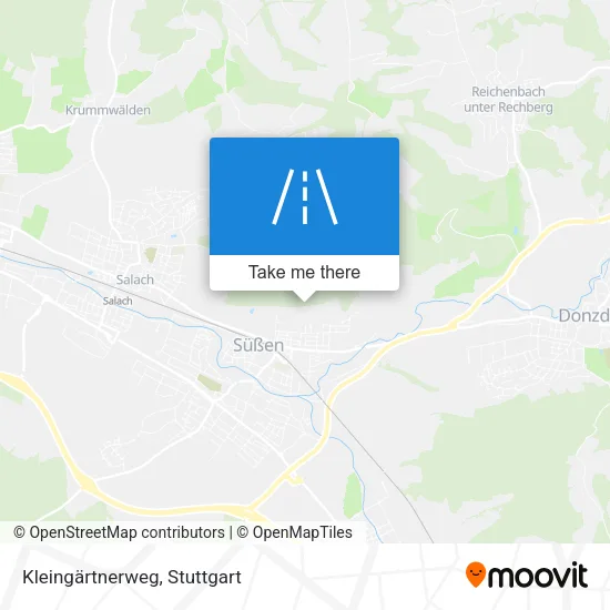 Карта Kleingärtnerweg