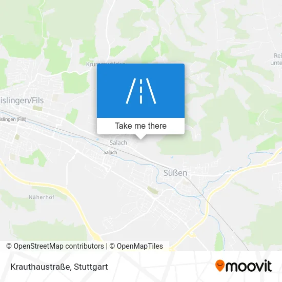 Карта Krauthaustraße