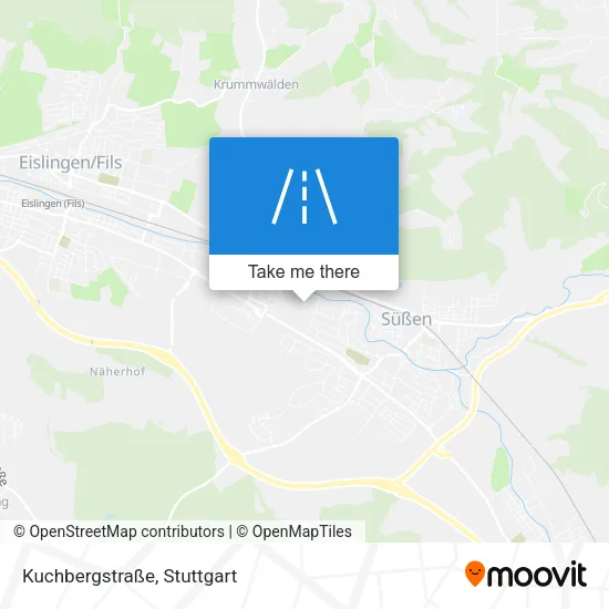 Карта Kuchbergstraße