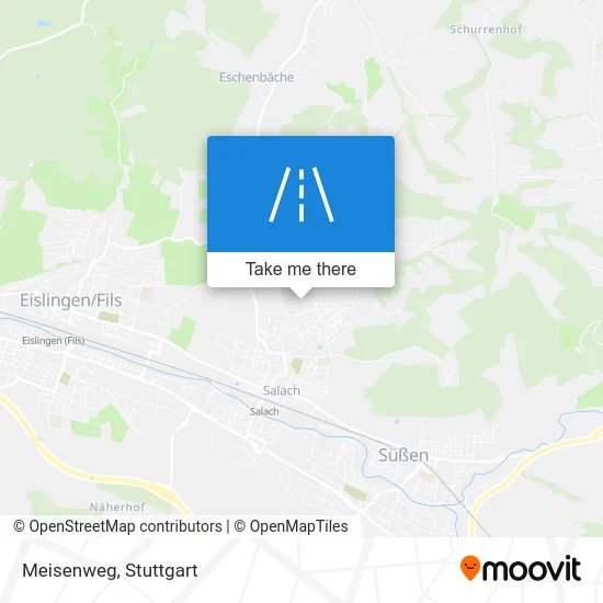 Карта Meisenweg