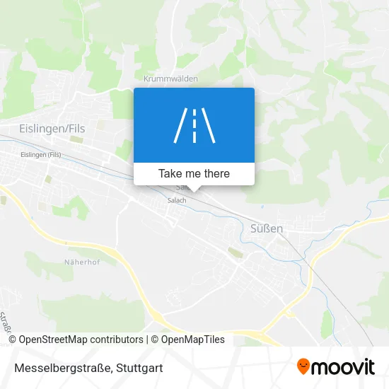 Карта Messelbergstraße