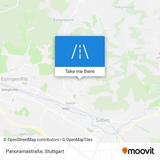 Карта Panoramastraße