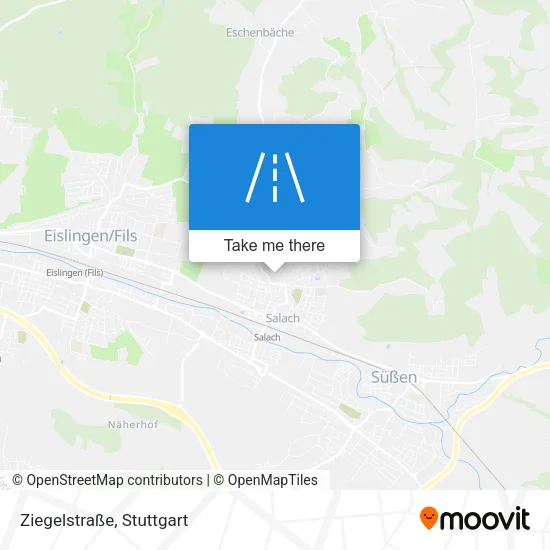 Карта Ziegelstraße