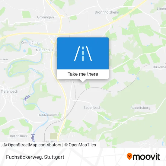 Карта Fuchsäckerweg
