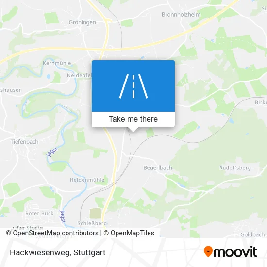Карта Hackwiesenweg