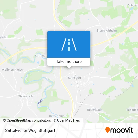 Карта Sattelweiler Weg