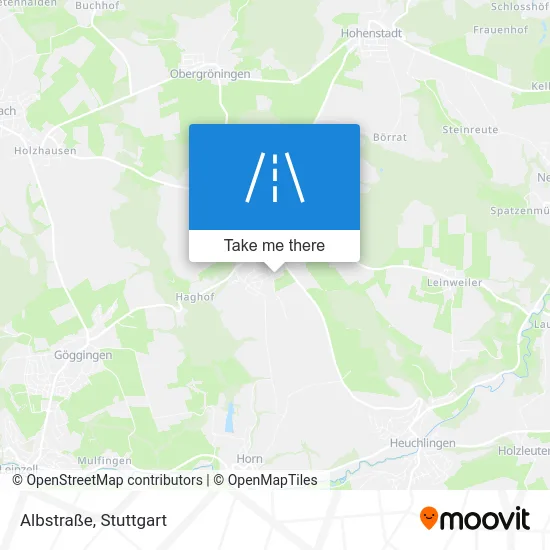 Карта Albstraße