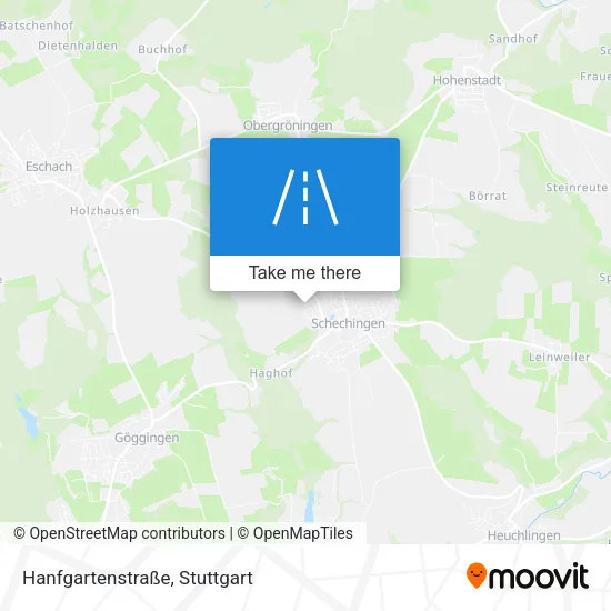 Hanfgartenstraße map