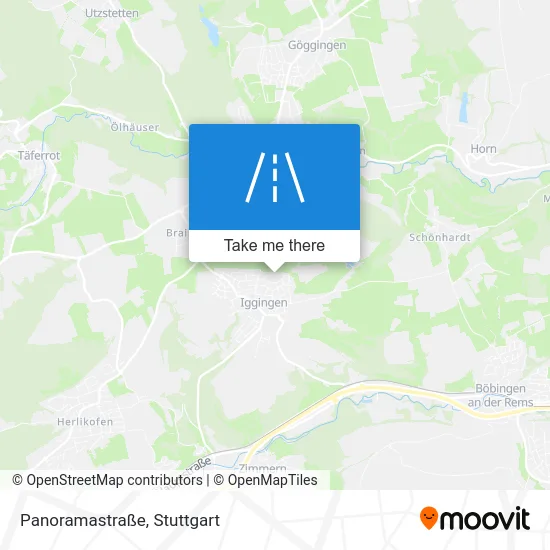 Карта Panoramastraße