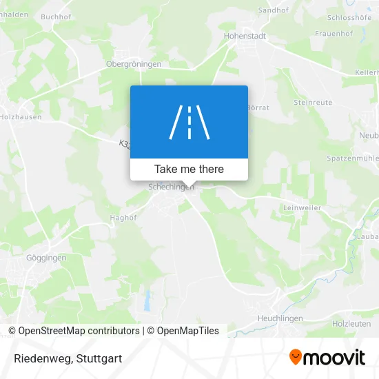 Карта Riedenweg