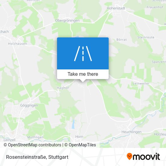 Rosensteinstraße map
