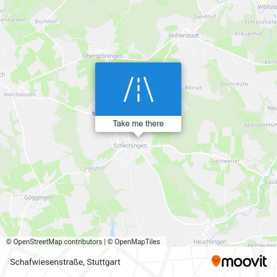 Карта Schafwiesenstraße