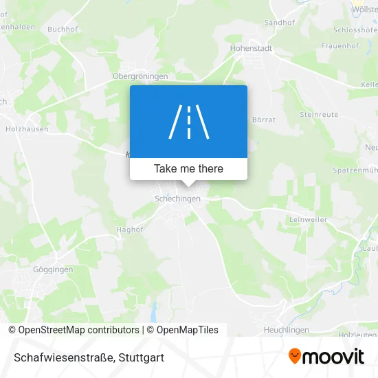 Карта Schafwiesenstraße