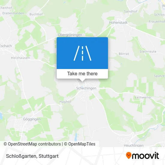 Карта Schloßgarten