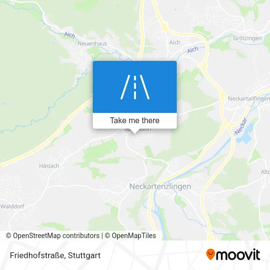 Карта Friedhofstraße