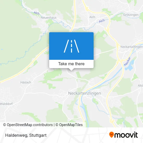 Карта Haldenweg