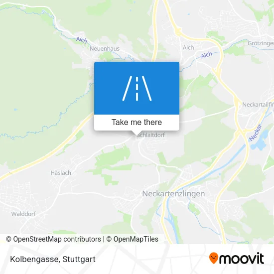 Карта Kolbengasse