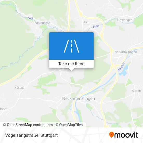 Карта Vogelsangstraße