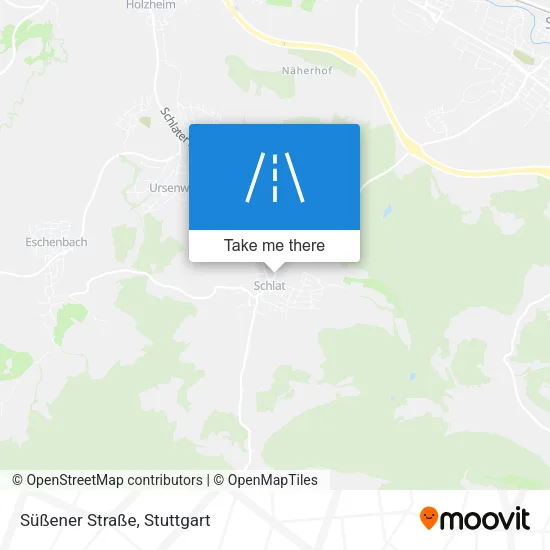 Süßener Straße map