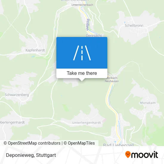 Карта Deponieweg