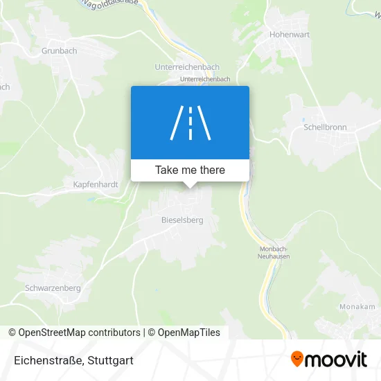 Карта Eichenstraße